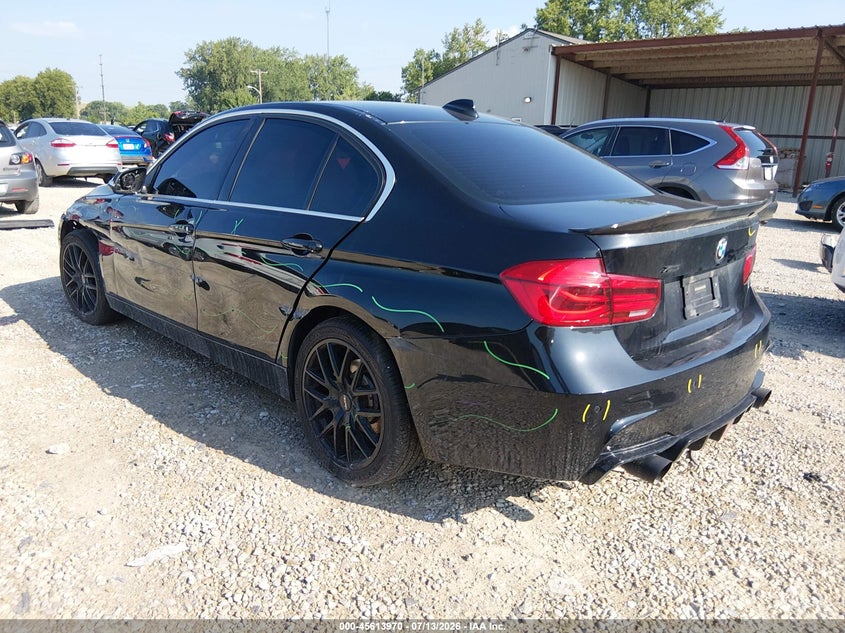 2017 BMW 3er VIN WBA8D9G51HNU60065 IAAI salvage auction — FRONT END, Salvage Title, sold $3,700 on 2026-08-16 (photo 3)