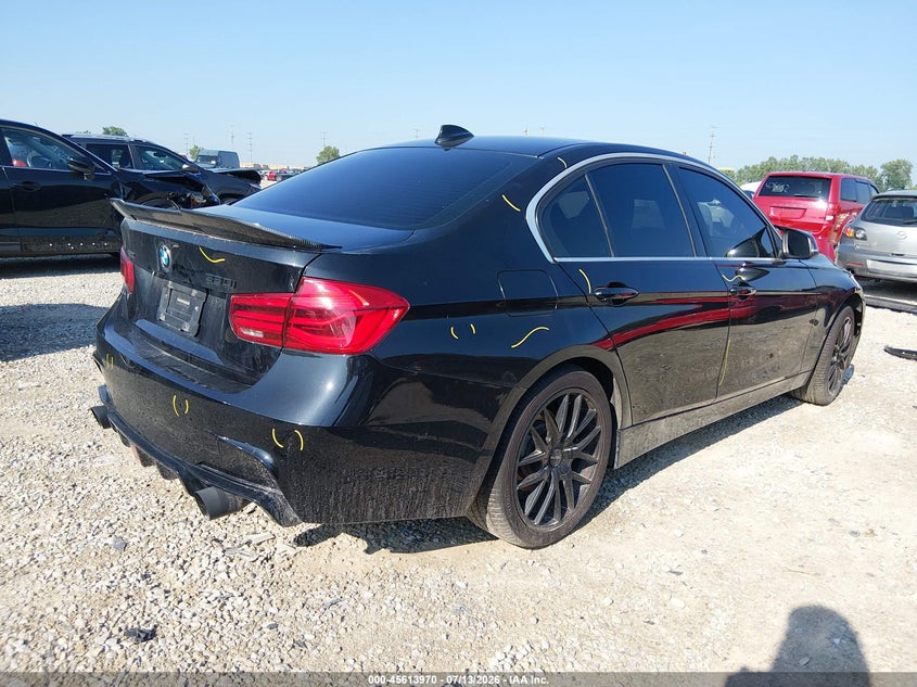 2017 BMW 3er VIN WBA8D9G51HNU60065 IAAI salvage auction — FRONT END, Salvage Title, sold $3,700 on 2026-08-16 (photo 4)
