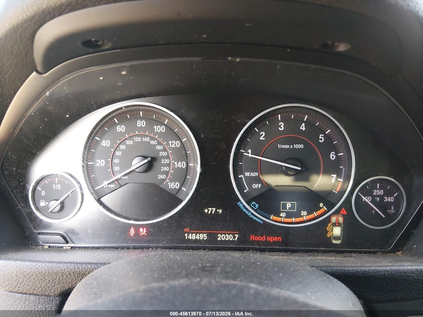 2017 BMW 3er VIN WBA8D9G51HNU60065 IAAI salvage auction — FRONT END, Salvage Title, sold $3,700 on 2026-08-16 (photo 7)