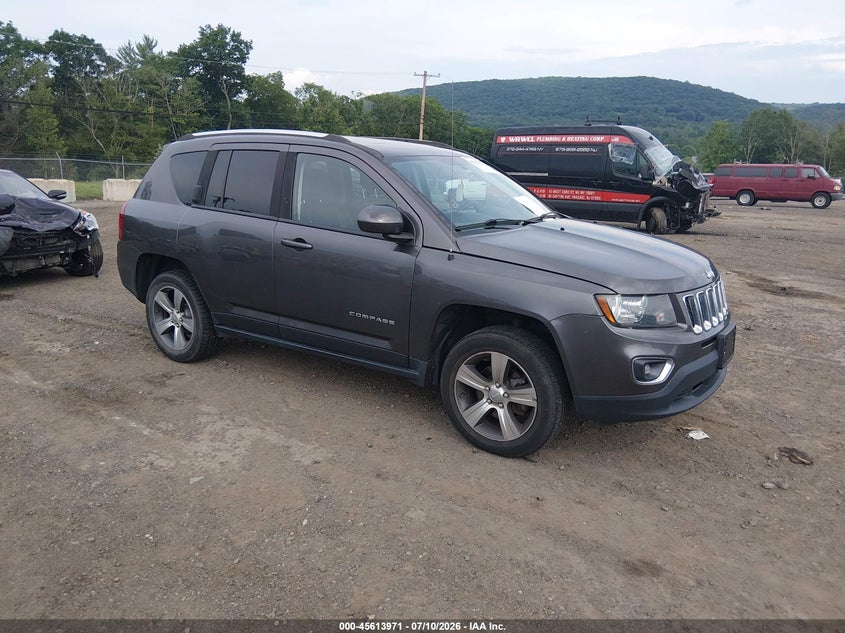 2016 Jeep Compass VIN 1C4NJDEB8GD795368 IAAI salvage auction — NORMAL WEAR, Clear (Pennsylvania), sold $425 on 2026-07-18 (photo 1)