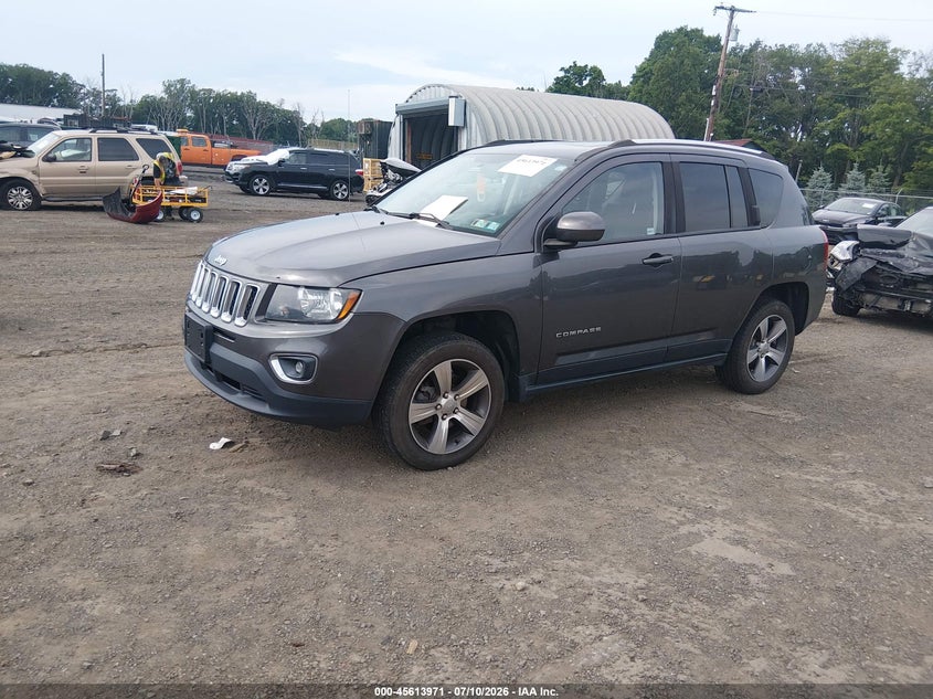 2016 Jeep Compass VIN 1C4NJDEB8GD795368 IAAI salvage auction — NORMAL WEAR, Clear (Pennsylvania), sold $425 on 2026-07-18 (photo 2)