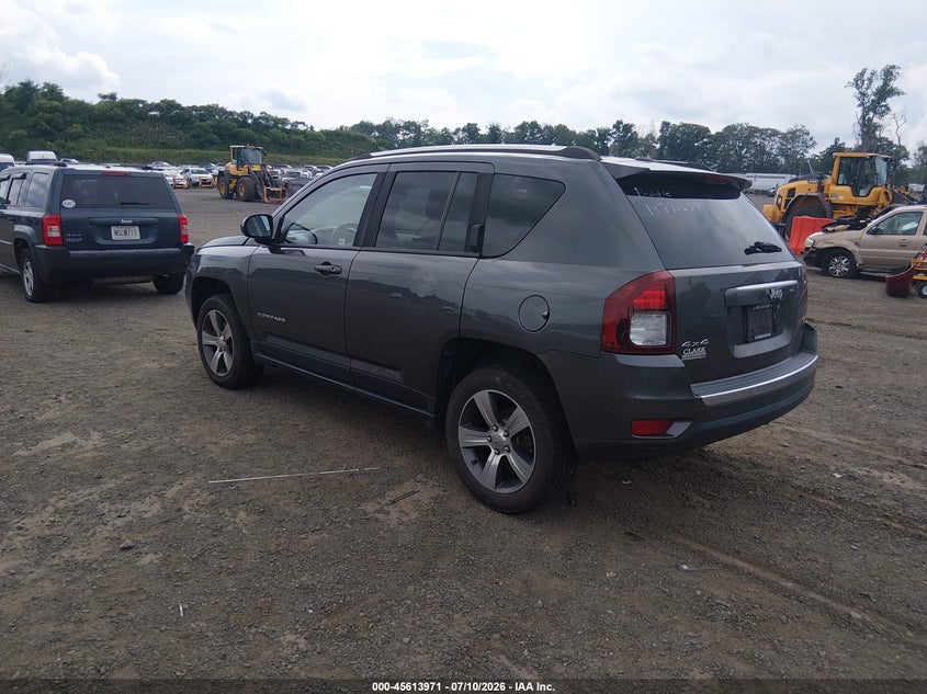 2016 Jeep Compass VIN 1C4NJDEB8GD795368 IAAI salvage auction — NORMAL WEAR, Clear (Pennsylvania), sold $425 on 2026-07-18 (photo 3)
