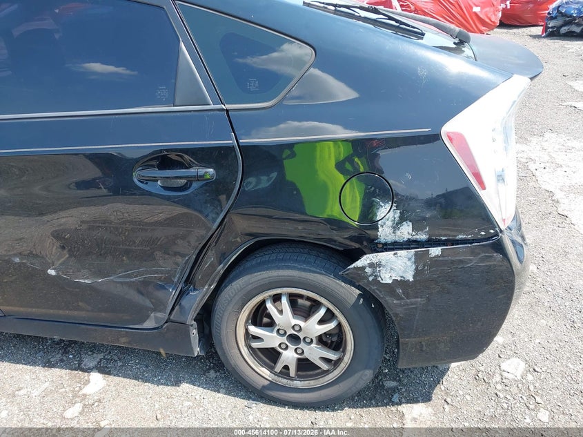 2010 Toyota Prius VIN JTDKN3DU9A0202538 IAAI salvage auction — REAR END, Salvage (Pennsylvania), sold $1,100 on 2026-07-31 (photo 6)