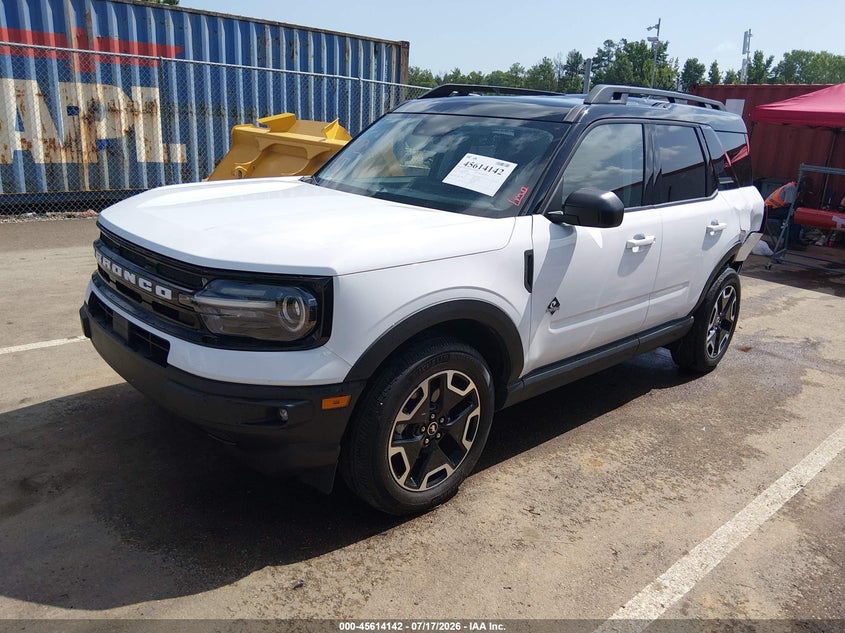 2024 Ford Bronco sport VIN 3FMCR9C65RRF57342 IAAI salvage auction — LEFT REAR, Salvage (Mississippi), sold $9,000 on 2026-08-20 (photo 2)