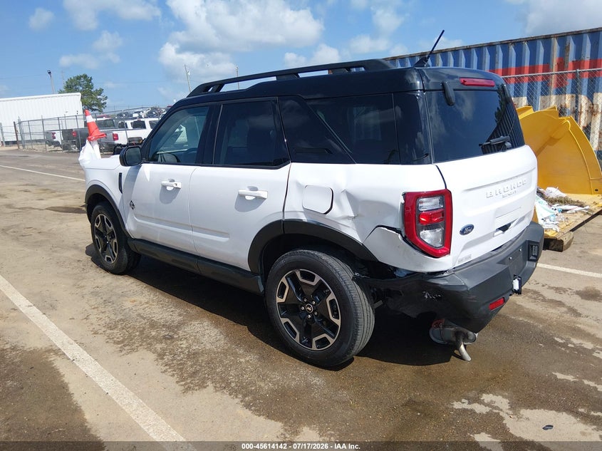 2024 Ford Bronco sport VIN 3FMCR9C65RRF57342 IAAI salvage auction — LEFT REAR, Salvage (Mississippi), sold $9,000 on 2026-08-20 (photo 3)