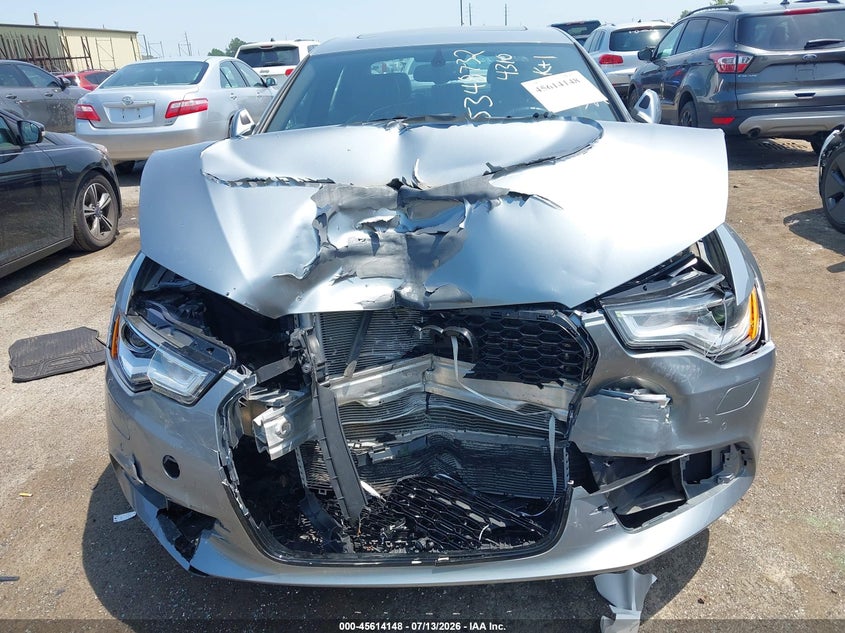2014 Audi A6 VIN WAUFGAFC1EN034310 IAAI salvage auction — FRONT END, Clear (Michigan), sold $725 on 2026-07-30 (photo 6)