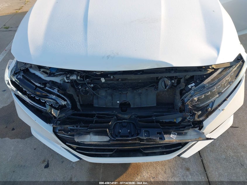 2022 Honda Accord VIN 1HGCV1F35NA009558 IAAI salvage auction — FRONT & REAR, Salvage Title, sold $5,500 on 2026-08-03 (photo 6)