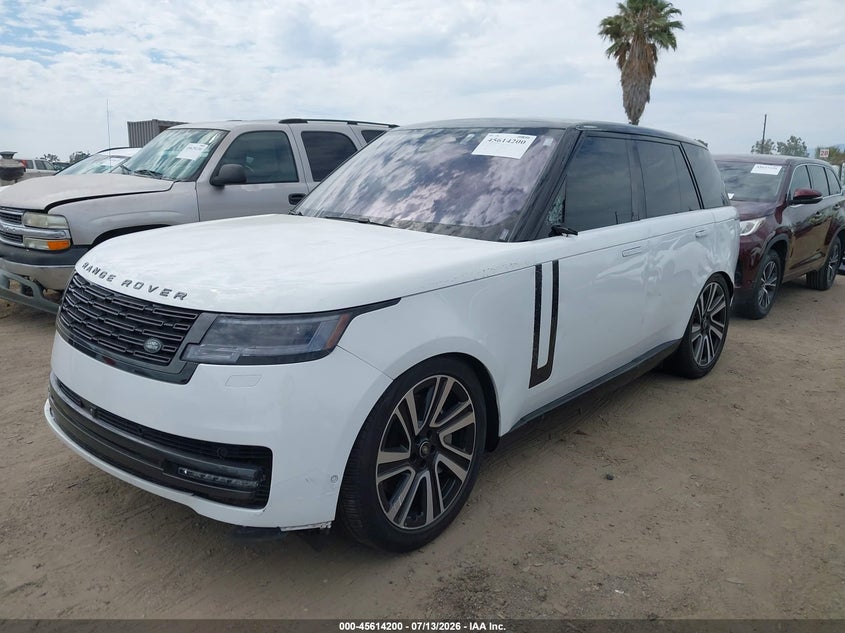 2023 Land rover RANGE ROVER VIN SALKP9E77PA033010 IAAI salvage auction — RIGHT FRONT, Salvage (California), sold $51,500 on 2026-07-15 (photo 2)