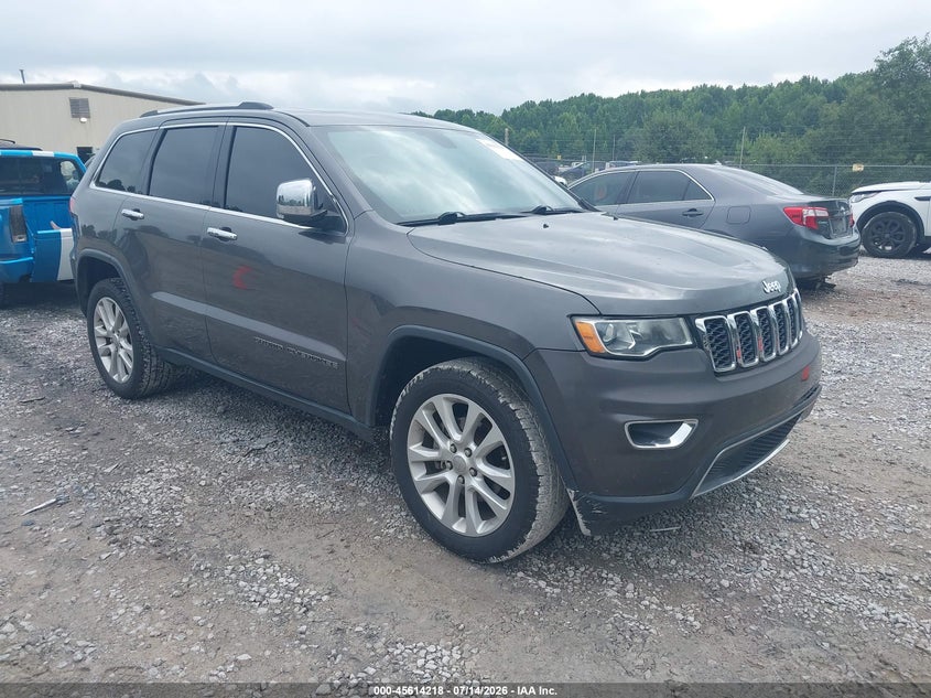 2017 Jeep Grand cherokee VIN 1C4RJEBG7HC813129 IAAI salvage auction — LEFT FRONT, Salvage (Alabama), sold $4,850 on 2026-08-13 (photo 1)