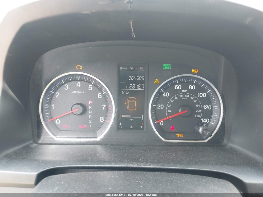 2007 Honda Cr-v VIN JHLRE48747C056391 IAAI salvage auction — NORMAL WEAR, Clear (Washington), sold $800 on 2026-07-15 (photo 7)