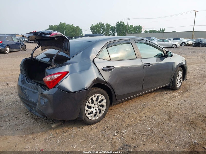 2018 Toyota Corolla VIN 5YFBURHE6JP848277 IAAI salvage auction — FRONT & REAR, Mv-907A (New York), sold $2,150 on 2026-07-29 (photo 4)