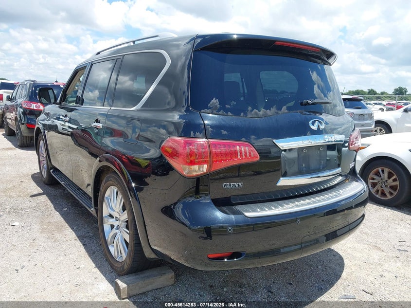 2014 Infiniti Qx80 VIN JN8AZ2NE7E9069379 IAAI salvage auction — NORMAL WEAR, Clear (Florida), sold $1,050 on 2026-07-28 (photo 3)
