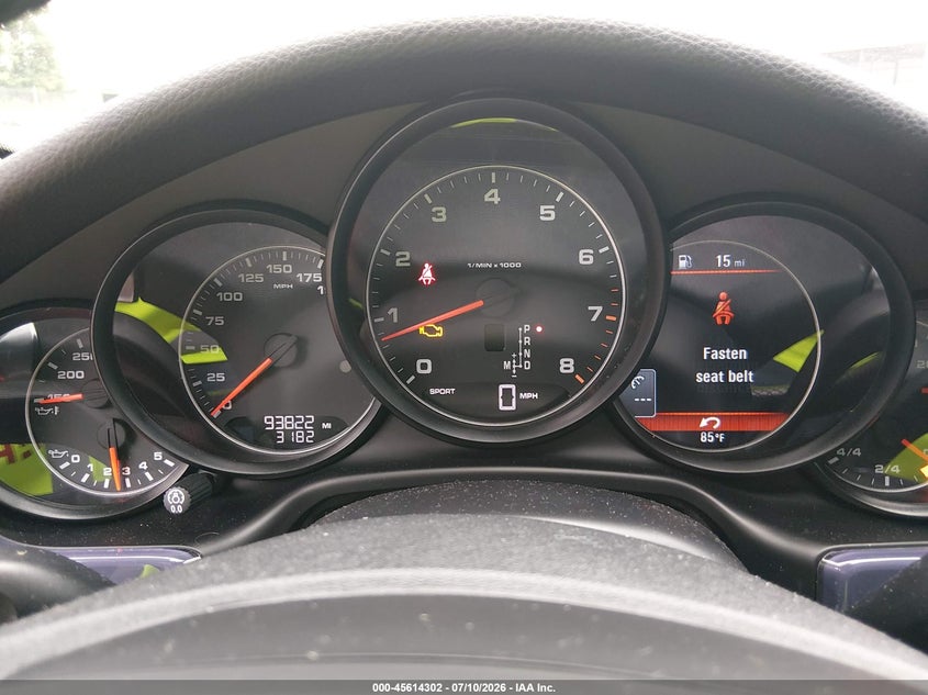 2016 Porsche Panamera VIN WP0AA2A72GL001734 IAAI salvage auction — FRONT END, Salvage Title, sold $7,900 on 2026-07-29 (photo 7)