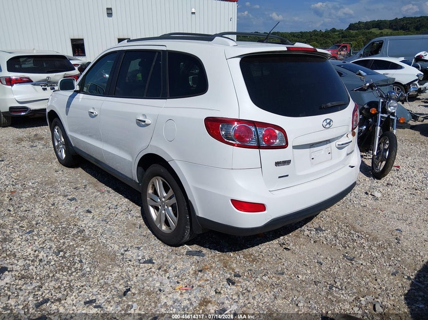 2011 Hyundai Santa fe VIN 5XYZK4AG0BG041388 IAAI salvage auction — NORMAL WEAR, Clear (Arkansas), sold $1,400 on 2026-07-23 (photo 3)