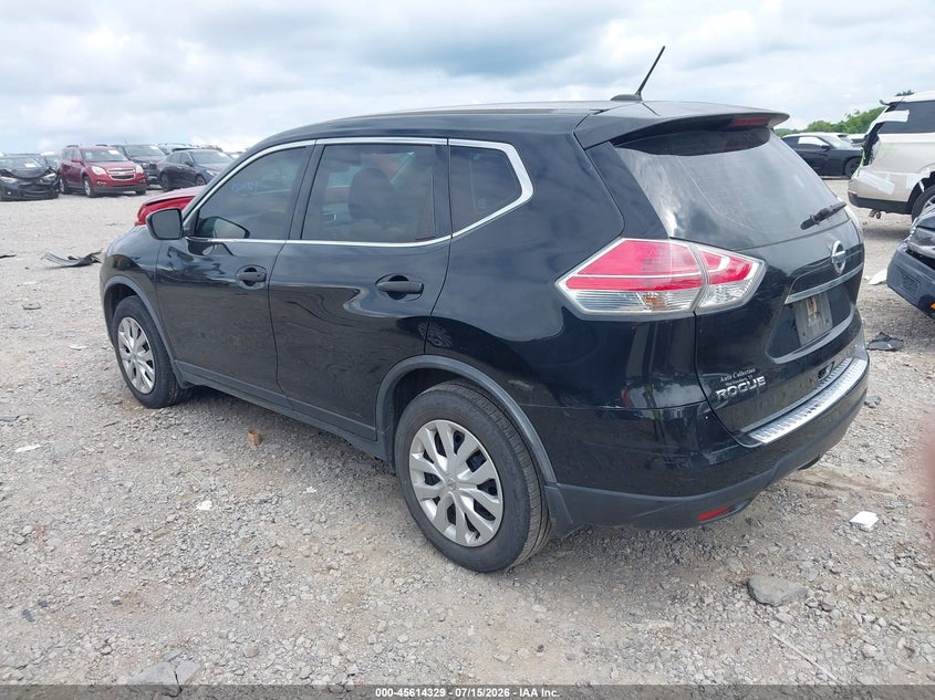 2016 Nissan Rogue VIN JN8AT2MT7GW004800 IAAI salvage auction — RIGHT SIDE, Salvage (Tennessee), sold $25 on 2026-07-30 (photo 3)