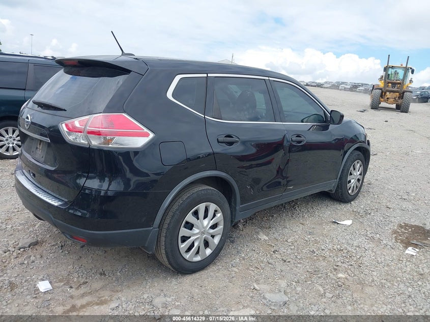 2016 Nissan Rogue VIN JN8AT2MT7GW004800 IAAI salvage auction — RIGHT SIDE, Salvage (Tennessee), sold $25 on 2026-07-30 (photo 4)
