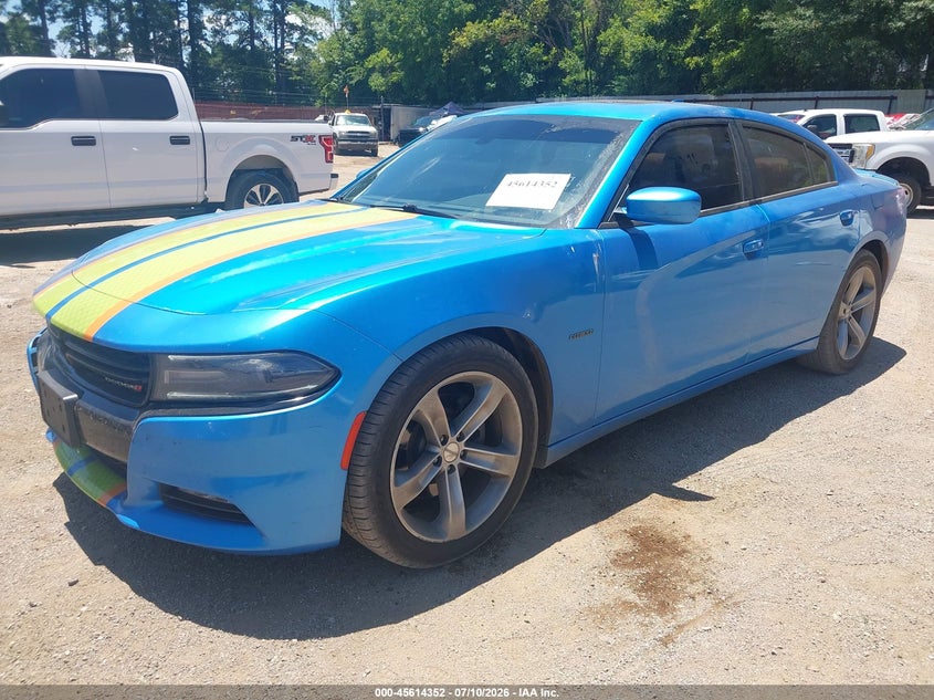 2015 Dodge Charger VIN 2C3CDXCT9FH852081 IAAI salvage auction — LEFT & RIGHT, Salvage (Texas), sold $6,050 on 2026-08-02 (photo 2)