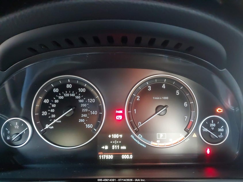 2013 BMW 5 series VIN WBAXG5C59DDY35847 IAAI salvage auction — FRONT END, Clear - Dealer Only (California), sold $375 on 2026-07-28 (photo 7)