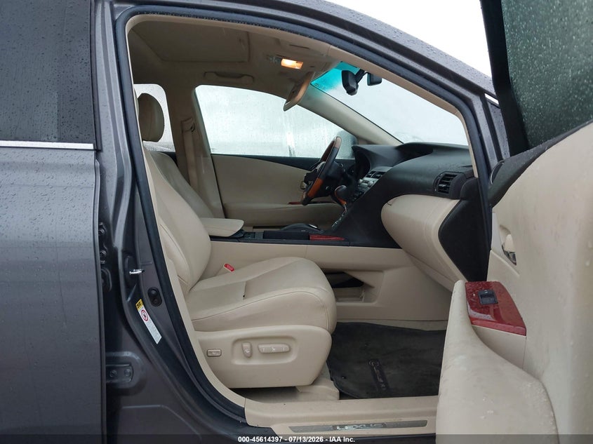 2012 Lexus Rx VIN 2T2ZK1BA1CC072859 IAAI salvage auction — FRONT END, Original (Texas), sold $4,750 on 2026-09-11 (photo 5)