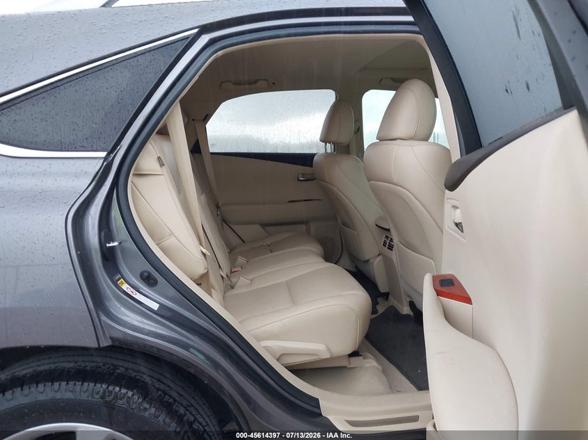 2012 Lexus Rx VIN 2T2ZK1BA1CC072859 IAAI salvage auction — FRONT END, Original (Texas), sold $4,750 on 2026-09-11 (photo 8)