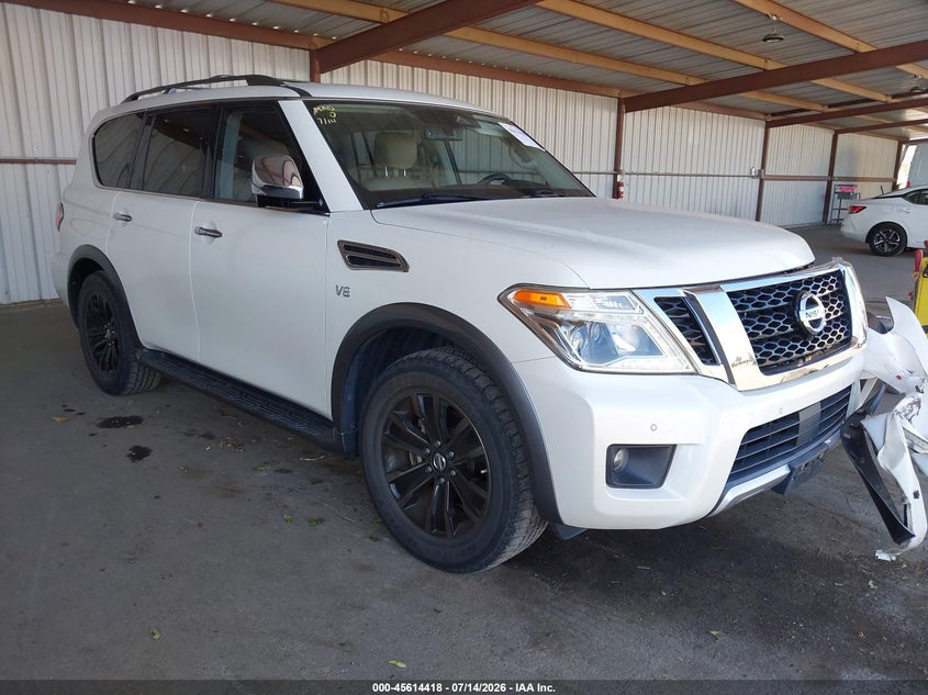 2018 Nissan Armada VIN JN8AY2NE1JX700118 — IAAI salvage auction photo