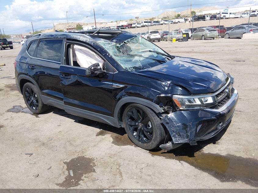 2023 Volkswagen Taos VIN 3VVNX7B26PM302622 IAAI salvage auction — ROLLOVER, Salvage Title, sold $575 on 2026-09-28 (photo 1)