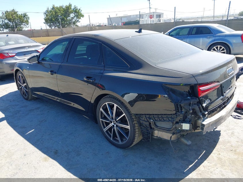 2024 Audi A6 VIN WAUL2BF26RN014929 IAAI salvage auction — REAR END, Salvage Title, sold $17,700 on 2026-08-26 (photo 3)
