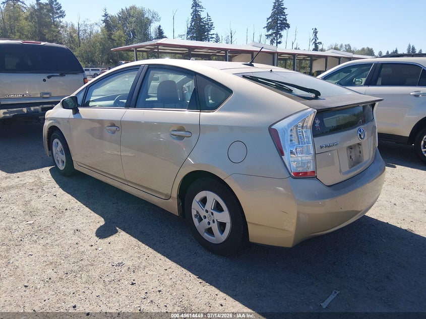 2011 Toyota Prius VIN JTDKN3DU9B1331634 IAAI salvage auction — NORMAL WEAR, Clear (Washington), sold $3,450 on 2026-07-22 (photo 3)