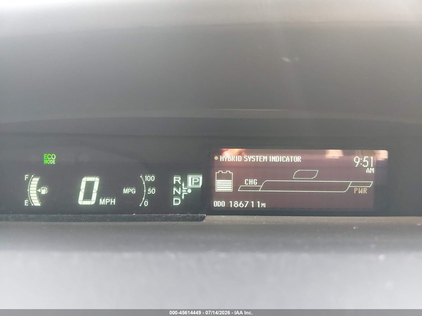 2011 Toyota Prius VIN JTDKN3DU9B1331634 IAAI salvage auction — NORMAL WEAR, Clear (Washington), sold $3,450 on 2026-07-22 (photo 7)