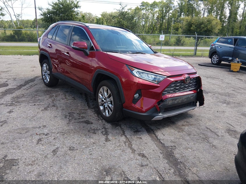 2021 Toyota Rav 4 VIN JTMY1RFVXMD070059 IAAI salvage auction — FRONT END, Rebuildable (Florida), sold $9,100 on 2026-07-25 (photo 1)