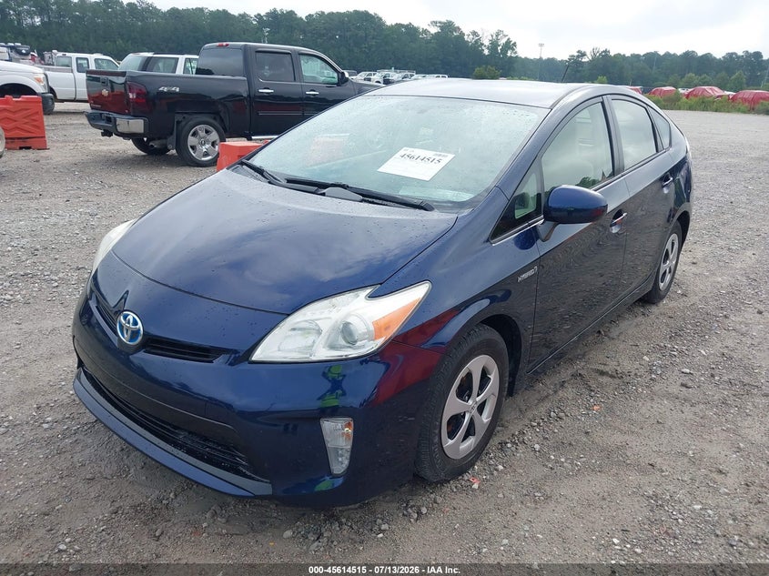 2013 Toyota Prius VIN JTDKN3DU4D1633271 IAAI salvage auction — NORMAL WEAR, Clear-Dealer Only (North Carolina), sold $3,600 on 2026-07-21 (photo 6)