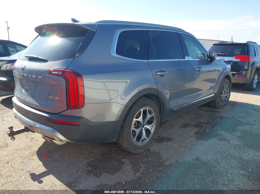2020 Kia Telluride VIN 5XYP34HC3LG017904 IAAI salvage auction — REPOSSESSION, Original (Texas), sold $25 on 2026-07-21 (photo 4)