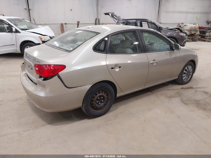 2008 Hyundai Elantra VIN KMHDU46D58U350649 IAAI salvage auction — REAR END, Salvage (Pennsylvania), sold $400 on 2026-08-01 (photo 4)