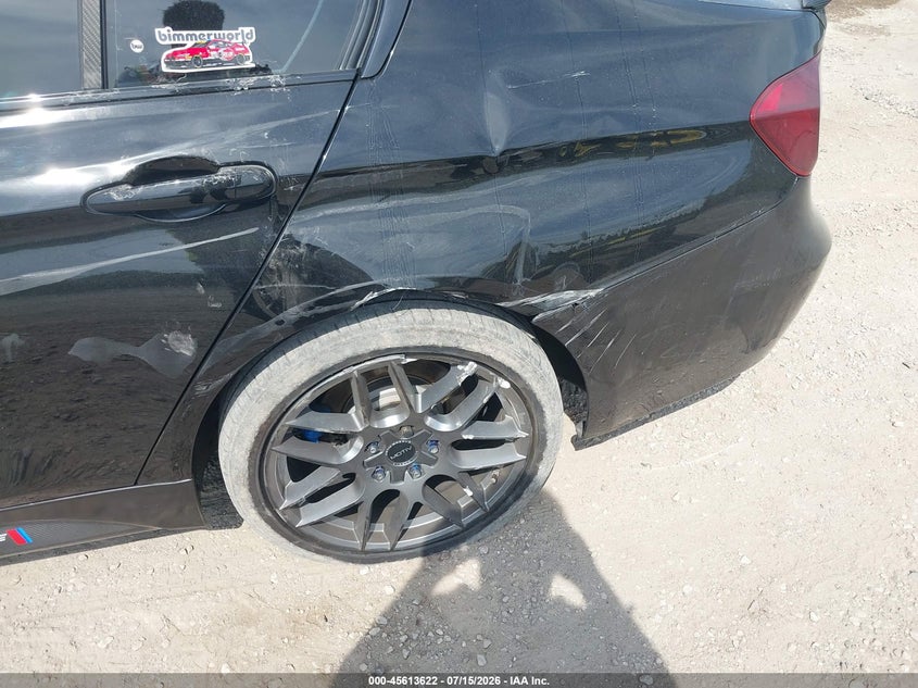 2015 BMW 3er VIN WBA3C3G51FNT52438 IAAI salvage auction — RIGHT REAR, Salvage Title, sold $2,175 on 2026-08-04 (photo 6)