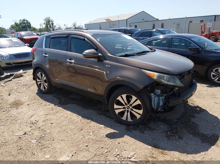 2012 Kia Sportage VIN KNDPCCA23C7227475 IAAI salvage auction — SIDE, Salvage (Ohio), sold $1,600 on 2026-08-01 (photo 1)