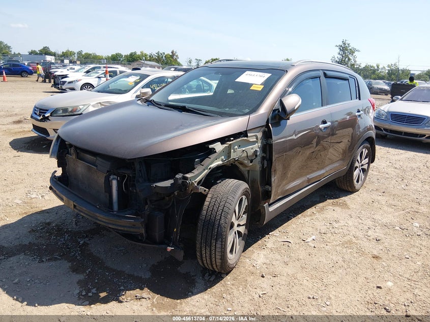 2012 Kia Sportage VIN KNDPCCA23C7227475 IAAI salvage auction — SIDE, Salvage (Ohio), sold $1,600 on 2026-08-01 (photo 2)