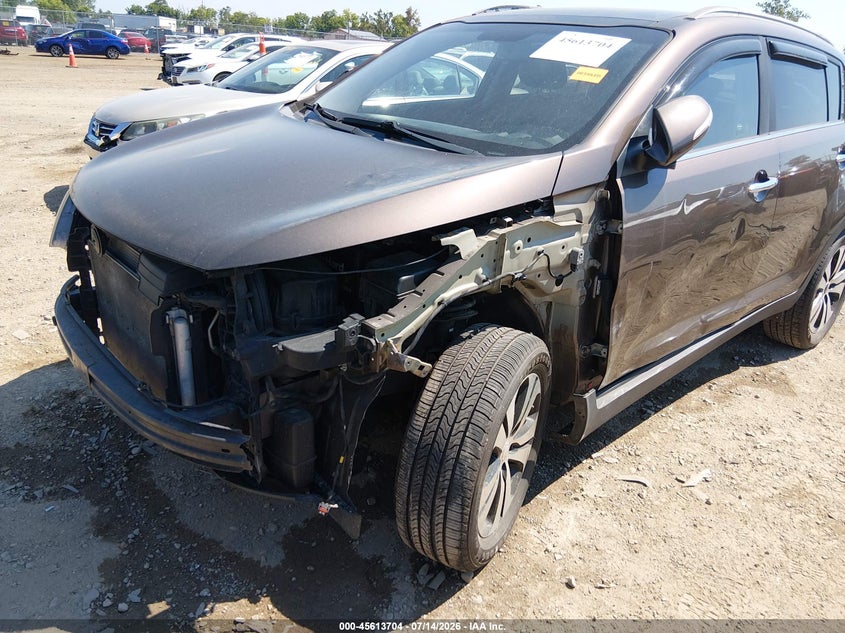 2012 Kia Sportage VIN KNDPCCA23C7227475 IAAI salvage auction — SIDE, Salvage (Ohio), sold $1,600 on 2026-08-01 (photo 6)