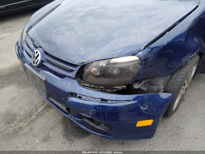 2007 Volkswagen Rabbit VIN WVWCS71K87W200485 IAAI salvage auction — LEFT FRONT, Salvage (California), sold $550 on 2026-08-10 (photo 6)