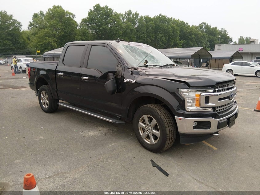 2019 Ford F-150 VIN 1FTEW1E45KFB49350 IAAI salvage auction — FRONT END, Salvage (Connecticut), sold $7,200 on 2026-08-01 (photo 1)