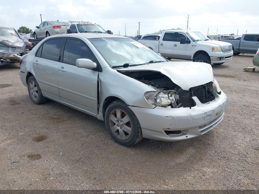 2004 Toyota Corolla VIN JTDBR38E942044783 IAAI salvage auction — FRONT & REAR, Salvage (Texas), sold $550 on 2026-07-28 (photo 1)