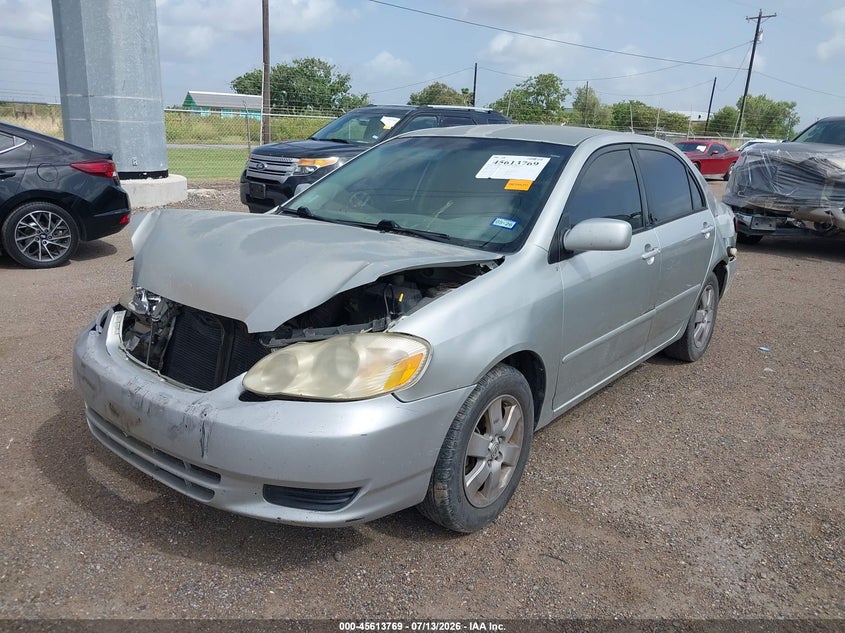 2004 Toyota Corolla VIN JTDBR38E942044783 IAAI salvage auction — FRONT & REAR, Salvage (Texas), sold $550 on 2026-07-28 (photo 6)