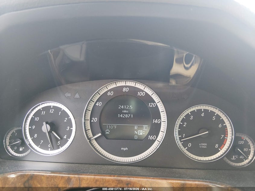 2011 Mercedes-benz E-class VIN WDDHF5GB8BA469233 IAAI salvage auction — RIGHT SIDE, Salvage (Nevada), sold $1,100 on 2026-08-07 (photo 7)