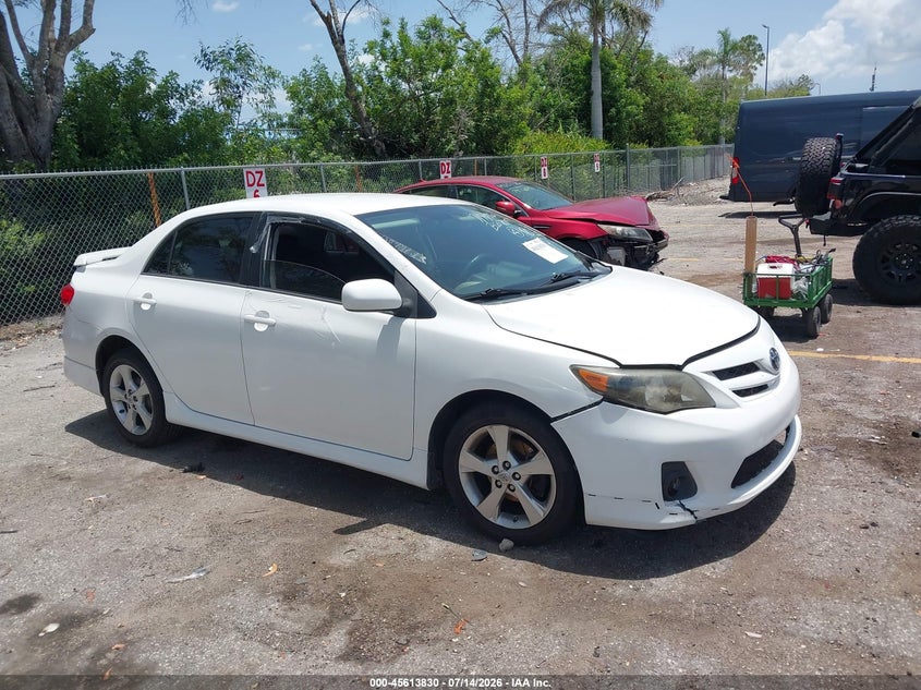 2013 Toyota Corolla VIN 5YFBU4EE4DP184329 IAAI salvage auction — LEFT FRONT, Salvage Title, sold $1,350 on 2026-07-29 (photo 1)