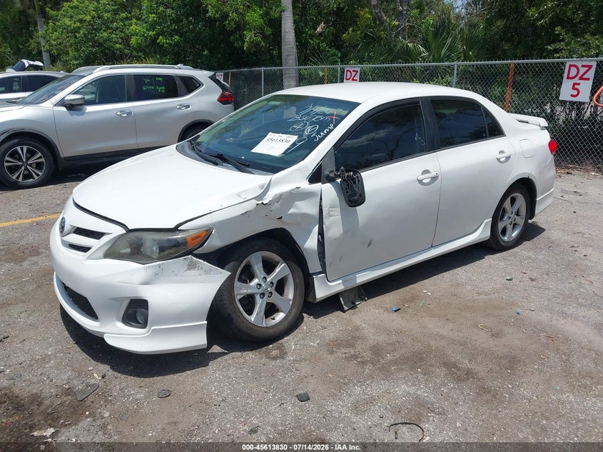 2013 Toyota Corolla VIN 5YFBU4EE4DP184329 IAAI salvage auction — LEFT FRONT, Salvage Title, sold $1,350 on 2026-07-29 (photo 2)