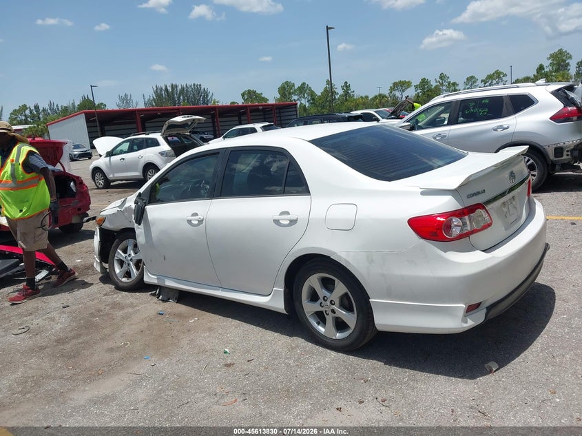 2013 Toyota Corolla VIN 5YFBU4EE4DP184329 IAAI salvage auction — LEFT FRONT, Salvage Title, sold $1,350 on 2026-07-29 (photo 3)