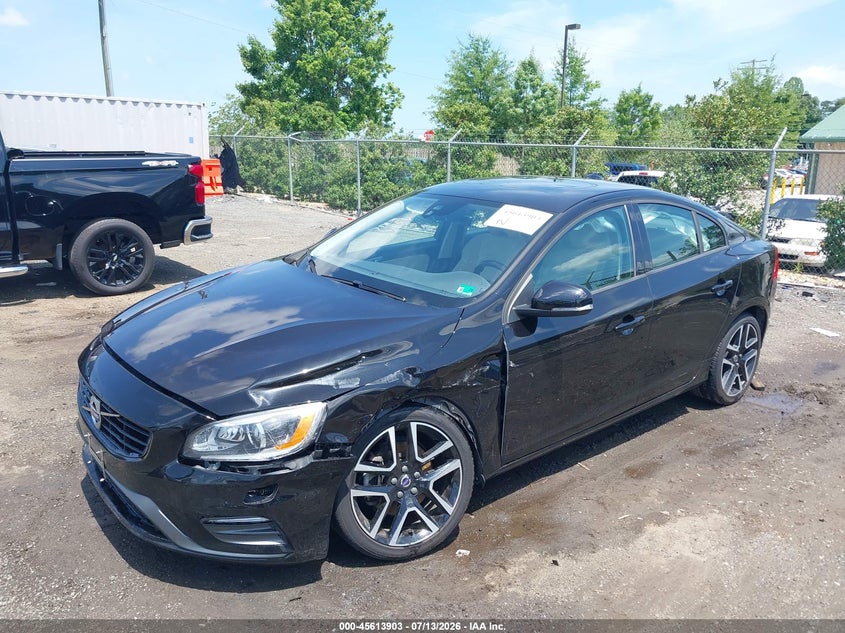 2018 Volvo S60 VIN YV126MFL7J2454312 IAAI salvage auction — LEFT FRONT, Salvage Title, sold $1,300 on 2026-08-08 (photo 2)