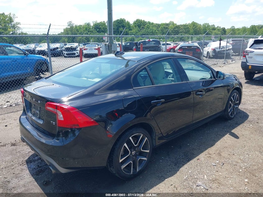 2018 Volvo S60 VIN YV126MFL7J2454312 IAAI salvage auction — LEFT FRONT, Salvage Title, sold $1,300 on 2026-08-08 (photo 4)