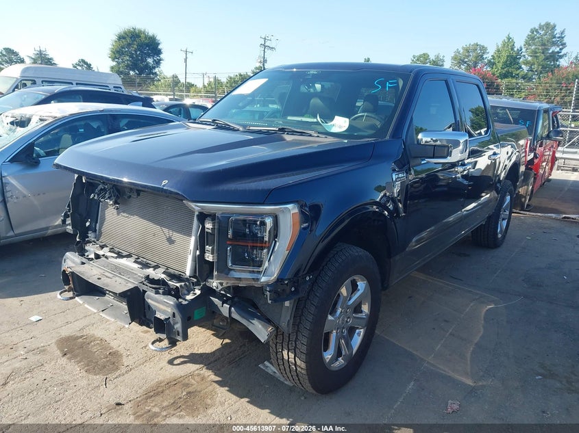 2022 Ford F-150 VIN 1FTFW1E80NFA83205 IAAI salvage auction — FRONT END, Salvage (North Carolina), sold $22,300 on 2026-08-20 (photo 2)