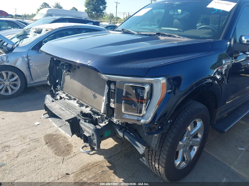 2022 Ford F-150 VIN 1FTFW1E80NFA83205 IAAI salvage auction — FRONT END, Salvage (North Carolina), sold $22,300 on 2026-08-20 (photo 6)