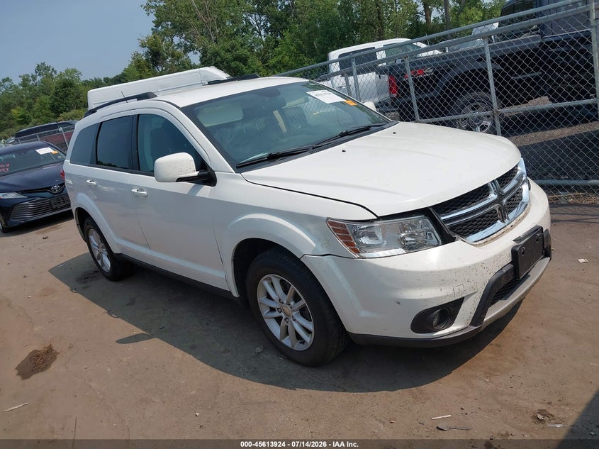 2015 Dodge Journey VIN 3C4PDCBG1FT699956 IAAI salvage auction — FRONT END, Salvage Title, sold $1,450 on 2026-08-01 (photo 1)